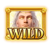 สัญลักษณ์ Wild เกมสล็อต Rise of Apollo