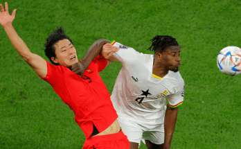 "เกาหลีใต้" โดน "กานา" เบียดชนะ ลุ้นเข้ารอบหืด ฟุตบอลโลก 2022